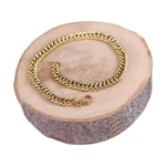 دستبند استیل مردانه کارتیه طلایی 0049/1