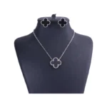 نیم ست استیل نقره ای ونکلیف | 4036/2