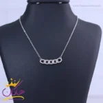 گردنبند استیل زنانه نگینی آویز کارتیر SP 7652