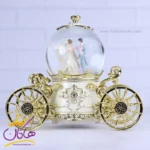 کالسکه موزیکال عروس و داماد طلایی 2477/1