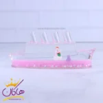 جاقلمی آکواریومی طرح کشتی بنفش | 7211/3