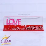 شناور دکوری اقیانوس طرح لاو قرمز صورتی | 7213/6