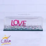 شناور دکوری اقیانوس طرح لاو صورتی سبز | 7213/7