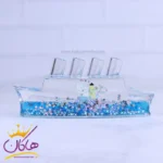 جامدادی آکواریومی طرح کشتی و فانوس دریایی | 7217/3