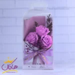 باکس طلقی دسته گل بنفش 7785/4