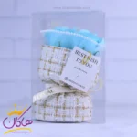 دسته گل رز طلقی ولنتاین آبی | 7788/4