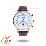 ساعت مچی تی انجین مردانه بند چرم قهوه ای مدل کیلومترشمار EP4053V04