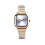 ساعت مچی ویتوریا زنانه فلزی طلایی صفحه مربع سفید 3386/2
