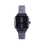 ساعت مچی ویتوریا زنانه فلزی مشکی صفحه مربع 3386/4