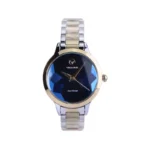 ساعت مچی ویتوریا زنانه فلزی صفحه سرمه ای آینه ای VT 3156/5