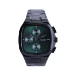 ساعت مچی ویتوریا مردانه فلزی مشکی صفحه مربع سبز VT 3185/11