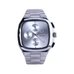 ساعت مچی ویتوریا مردانه فلزی قاب مربع نقره ای VT 3185/3