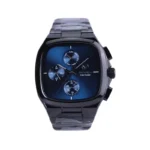 ساعت مچی ویتوریا مردانه فلزی مشکی صفحه مربع سرمه ای VT 3185/6