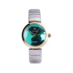 ساعت مچی ویتوریا زنانه فلزی صفحه سبز آینه ای VT 3395/7