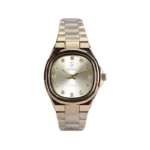 ساعت مچی ویتوریا زنانه فلزی تمام طلایی قاب مربع VT 3412/3