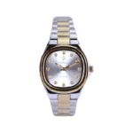 ساعت مچی ویتوریا زنانه فلزی نقره ای طلایی قاب مربع VT 3412/4