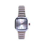 ساعت مچی ویتوریا زنانه فلزی نقره ای رزگلد قاب مربع VT 3442/3