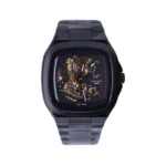 ساعت مچی ویتوریا مردانه فلزی مشکی صفحه اسکلتون VTS 4011/1