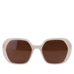 عینک آفتابی زنانه ووگ فریم کرم چند ضلعی استیت S 8591/2