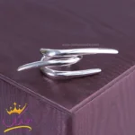 انگشتر استیل زنانه فشن نقره ای | SP 1669/7