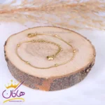 دستبند استیل زنانه زنجیر آلبرنادو طلایی | st 4282