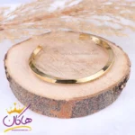 دستبند مردانه بنگل پیچی طلایی st 4345