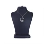 گردنبند استیل زنانه شیک با آویز ماه | xp 41561