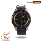 ساعت زارا مردانه بند چرم مشکی طلایی کرنوگراف G3028/3