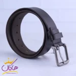 کمربند چرم طبیعی مردانه قهوه ای