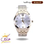 ساعت الکسا مردانه فلزی طلایی 0100/4