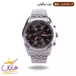 ساعت بیگوتی مردانه فلزی نقره ای فول تایم کد BG.1.10382-2