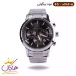 ساعت مچی بیگوتی مردانه استیل نقره ای فول تایم کد BG.1.10484-5
