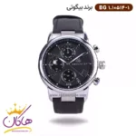 ساعت بیگوتی مردانه بند چرمی مشکی فول تایم کد BG.1.10514-1