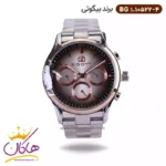 ساعت مچی بیگوتی مردانه فلزی صفحه رزگلد کد BG.1.10522-4