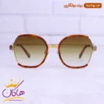 عینک آفتابی بولگاری زنانه گرد قهوه ای 9735/13