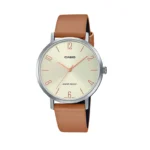 ساعت مچی کاسیو زنانه بند چرم عسلی LTP-VT01L-5BUDF