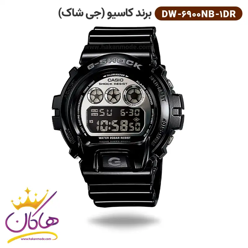 ساعت کاسیو جی شاک مردانه بند رابر دیجیتال DW-6900NB-1DR ساعت کاسیو جی شاک مردانه بند رابر دیجیتال DW-6900NB-1DR - Image 1