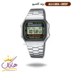 ساعت کاسیو مردانه فلزی نقره ای دیجیتالی A168WA-1WDF