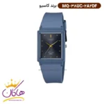 ساعت کاسیو مردانه بند رابر صفحه مربع MQ-38UC-2A2DF