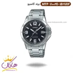 ساعت کاسیو مردانه فلزی نقره ای MTP-V004D-1B2UDF