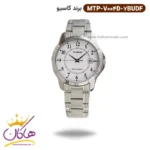 ساعت کاسیو مردانه فلزی نقره ای MTP-V004D-7BUDF