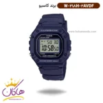 ساعت کاسیو مردانه رابر سورمه ای دیجیتالی W-218H-2AVDF