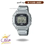 ساعت کاسیو مردانه فلزی نقره ای دیجیتالی W-218HD-1AVDF