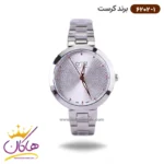ساعت کرست زنانه بند استیل نقره ای مدل 6202/1