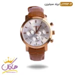 ساعت سیتیزن زنانه بند چرمی مدل L2363 عسلی