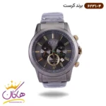 ساعت کرست مردانه فلزی طوسی سه موتوره کد 6231/4