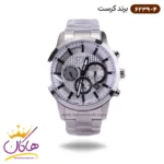 ساعت کرست مردانه فلزی دو زمانه صفحه شطرنجی مدل 6239/4