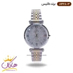 ساعت داتیس زنانه فلزی نقره ای طلایی صفحه شاین 8428/3