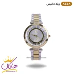 ساعت داتیس زنانه فلزی نقره ای طلایی 8558/1