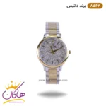 ساعت داتیس زنانه بند استیل نقره ای طلایی صفحه شاین 8562/2